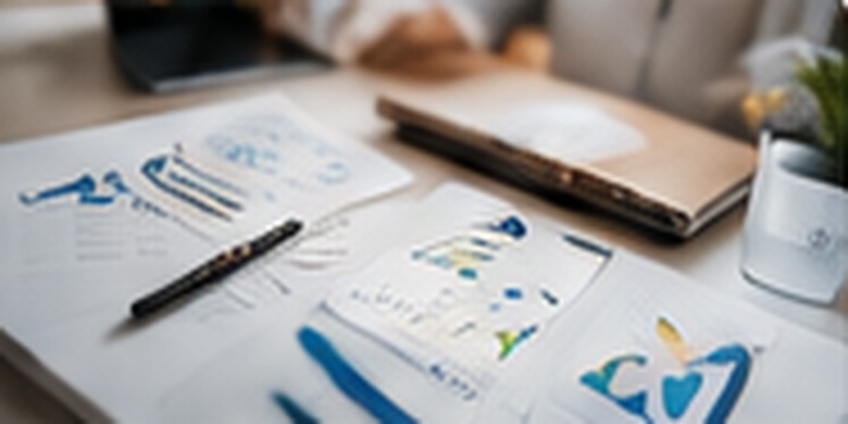 Marketing performance reports and charts